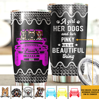 Thumbnail for A Beautiful Thing Tumbler, DIY Gift For Dog Lovers AA