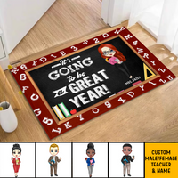 Thumbnail for It's Going To Be A Great Year Teacher Doormat, Classroom Decor AB