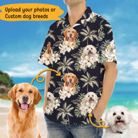 Thumbnail for Personalized Dog Tropical Hawaiian Shirt, Custom Pet Photo Gift AI