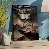Thumbnail for God Is Always With Us Golden Retriever - Gift For Dog Lover, Gift For Golden Retriever Lover, For Religion Canvas AK