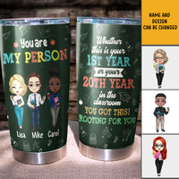 Thumbnail for Rooting For You Teacher Tumbler, DIY Gift For Back To School Day AA