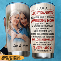 Thumbnail for Lucky Son/Daughter Of An Awesome Mom/Dad Family Tumbler AA