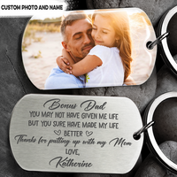 Thumbnail for You Sure Have Made My Life Better Bonus Dad Family - Metal Keychain AA
