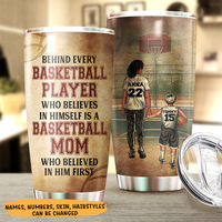 Thumbnail for Behind Every Basketball Player - Personalized Tumbler AA