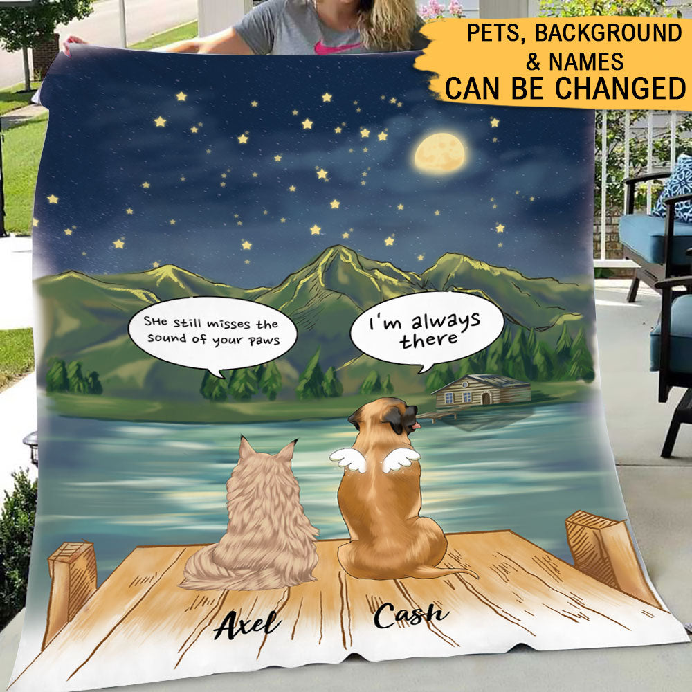They Still Talk About You - Personalized Blanket, Memorial Gift For Pet Lovers AB