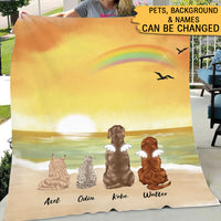 Thumbnail for They Still Talk About You - Personalized Blanket, Memorial Gift For Pet Lovers AB
