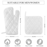 Thumbnail for Custom Multiple Face Photo Oven Mitts & Potholder, Kitchen Gift FC