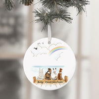 Thumbnail for Fluffy Dog & Cat Memorial Gifts - Personalized Decorative Ornament AE