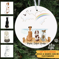Thumbnail for Fluffy Dog & Cat Memorial Gifts - Personalized Decorative Ornament AE