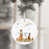 Thumbnail for Fluffy Dog & Cat Memorial Gifts - Personalized Decorative Ornament AE
