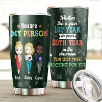 Thumbnail for Rooting For You Teacher Tumbler, DIY Gift For Back To School Day AA