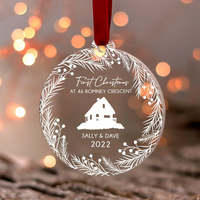 Thumbnail for Personalized New Home Christmas Ornament, Our First Home Gift AE