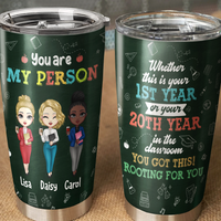 Thumbnail for Rooting For You Teacher Tumbler, DIY Gift For Back To School Day AA