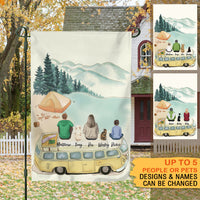 Thumbnail for Personalized Family Flag Gifts For The Whole Family - Camping AD