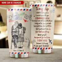 Thumbnail for I Didn't Marry You So I Could Live With You Personalized Tumbler AA