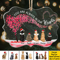 Thumbnail for Personalized Dog Acrylic Ornament Custom Cat Name Breed Christmas Gift AE