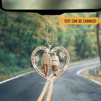 Thumbnail for From Our First Kiss Personalized Acrylic Car Ornament AE
