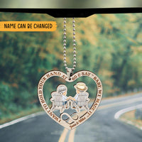 Thumbnail for I Want To Hold Your Hand At 80 Personalized Acrylic Car Ornament AE