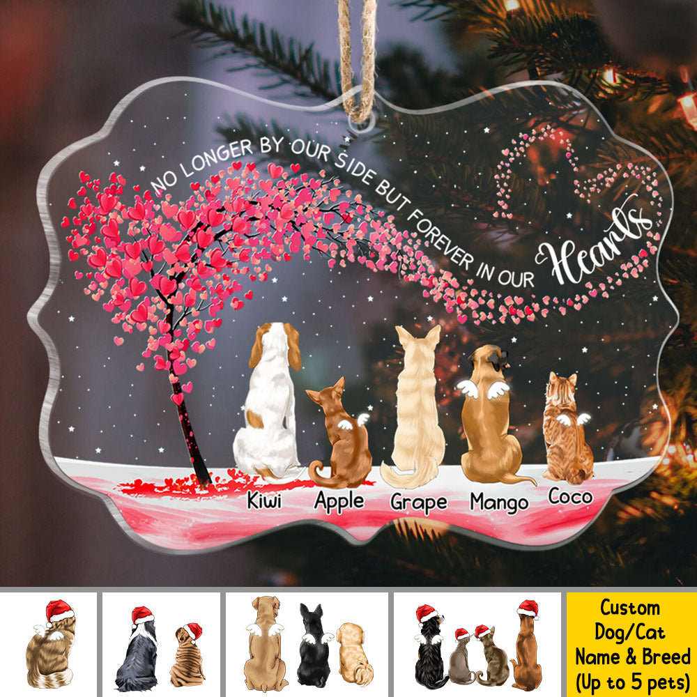 Personalized Dog Acrylic Ornament Custom Cat Name Breed Christmas Gift AE