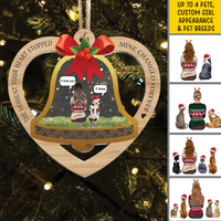 Thumbnail for Personalized Dog&Cat  Memorial Heart Shape Printed Acrylic Ornament, Holiday Gift For Dog Lovers AE