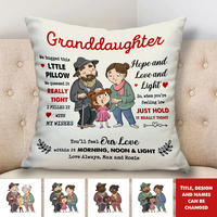 Thumbnail for To My Grandson Granddaughter From Grandma Grandpa Pillow, Gift For Family Member FC