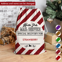 Thumbnail for Personalized Christmas Mail Service Delivery Family Christmas Bag, Christmas Gift AB
