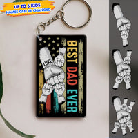 Thumbnail for Personalized Best Dad Ever Acrylic Keychain, Gift For Dad JonxiFon