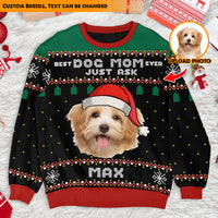 Thumbnail for Best Dog Mom Dad Ever Ugly Christmas Sweater, Christmas Gift AB