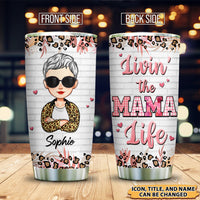 Thumbnail for Personalized Livin' The Mom Life Tumbler, Gift For Mom AA