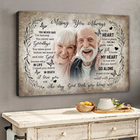 Thumbnail for Missing You Always Memorial Personalized Canvas AK