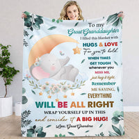 Thumbnail for Gift From Great Grandma Fleece Blanket AB