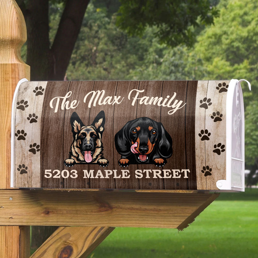Dog Lovers Mailbox Cover Gift for Dog Lovers 2022 AF