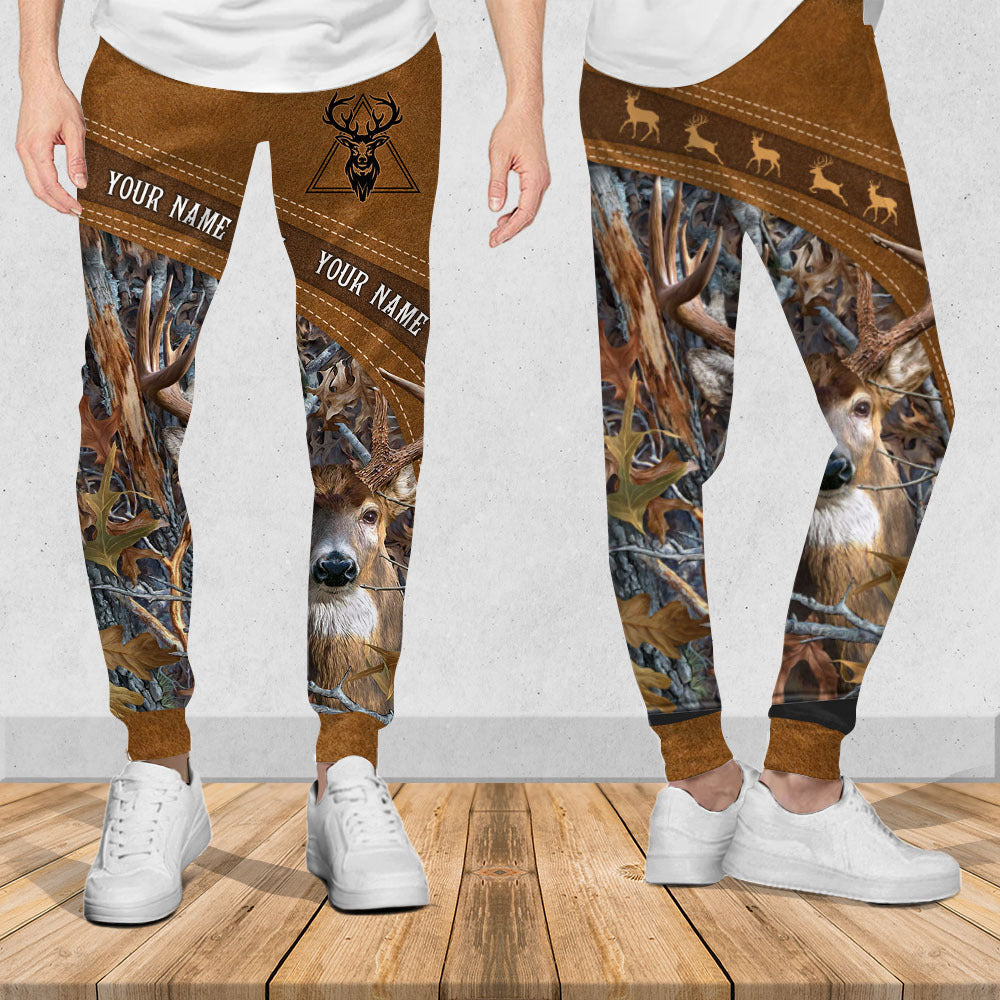 Custom Name Deer Hunting Lover Sweatpants For Men & Women AB