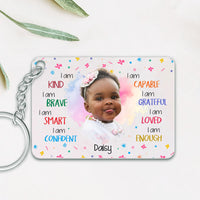 Thumbnail for Personalized I Am Kind Acrylic Keychain, Gift For Daughter JonxiFon
