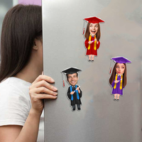 Thumbnail for Personalized Photo Graduation Senior 2023 Magnet, Fridge Magnet, Graduation Gift JonxiFon