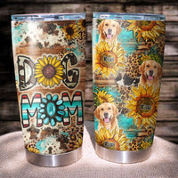 Thumbnail for Western Leopard Dog Mom Tumbler, DIY Gift For Dog Lovers AA
