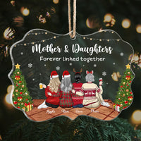 Thumbnail for Mother & Daughters Forever Linked Together Printed Acrylic Ornament AE
