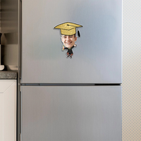 Thumbnail for Personalized Magnet With Face, Graduation Decorations 2024 Gift, Fridge Magnet FC