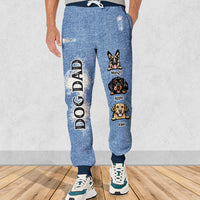 Thumbnail for Custom Dog Mom Dog Dad Jeans Pattern Sweatpants, Best Gift For Dog Lovers AB
