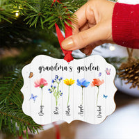 Thumbnail for Personalized Grandma Garden Christmas Benelux MDF Ornament, Christmas Gift For Grandma AE