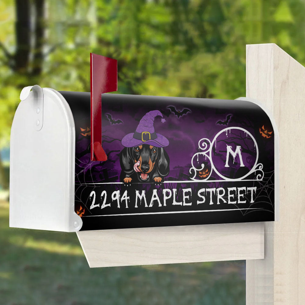 Halloween Dog Mailbox Cover, Dog lover Gift AF