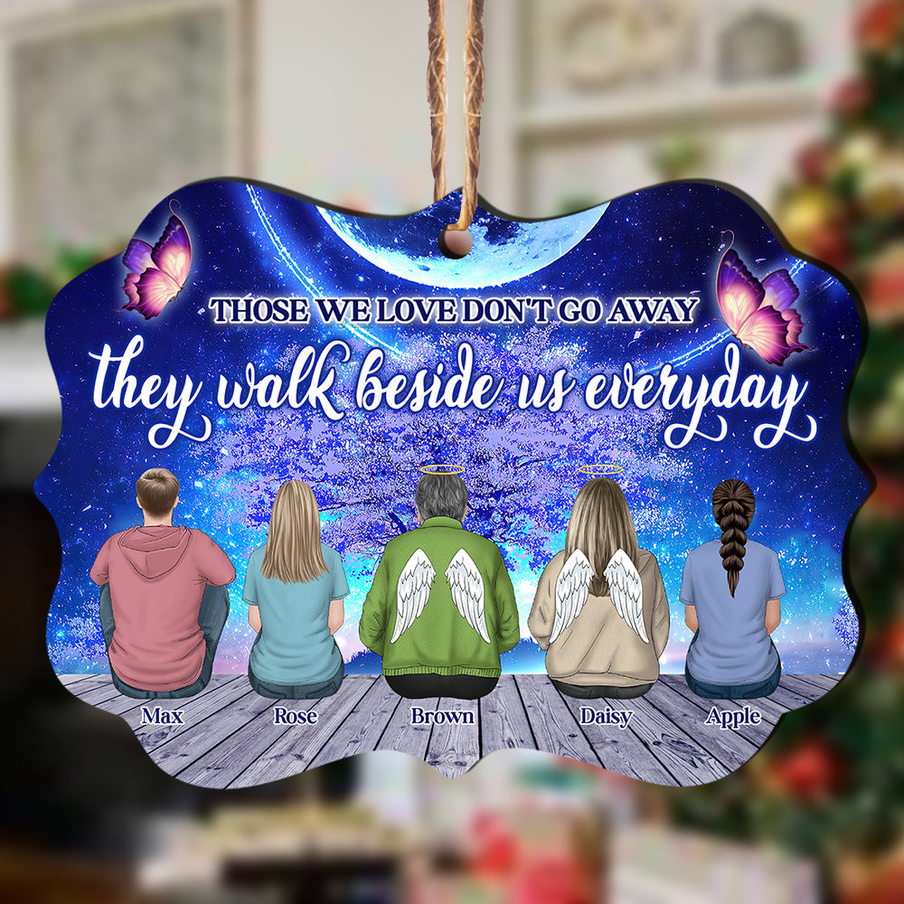 Personalized I'm Always With You Family Members Memorial Loss MDF Ornament AE