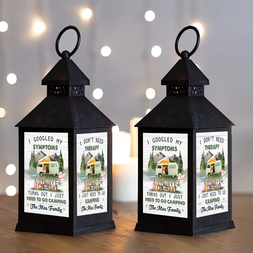 Custom I Googled My Symptoms RV Photo Camping Lantern II, Gift For Camper JonxiFon