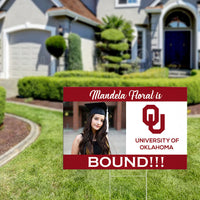 Thumbnail for Bound Graduation Lawn Sign With Stake, Photo Yard Sign AN