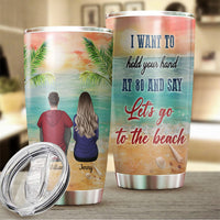 Thumbnail for I Want To Hold Your Hand At 80 Personalized Tumbler AA