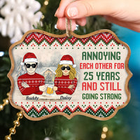 Thumbnail for Annoying Each Other For So Many Years Couple Printed Wood Ornament AE