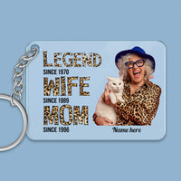 Thumbnail for Personalized Legend Wife Mom Photo Acrylic Keychain, Gift For Mom JonxiFon