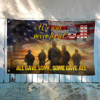 Thumbnail for All Gave Some, Some Gave All Veteran Grommet Flag AJ