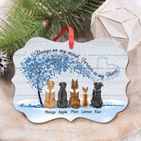Thumbnail for I'm Always With You Personalized Memorial Dog Printed Wood Ornament, Sympathy Gift For Dog Lover AE