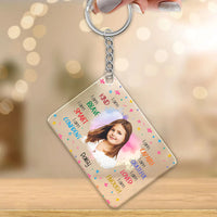 Thumbnail for Personalized I Am Kind Acrylic Keychain, Gift For Daughter JonxiFon